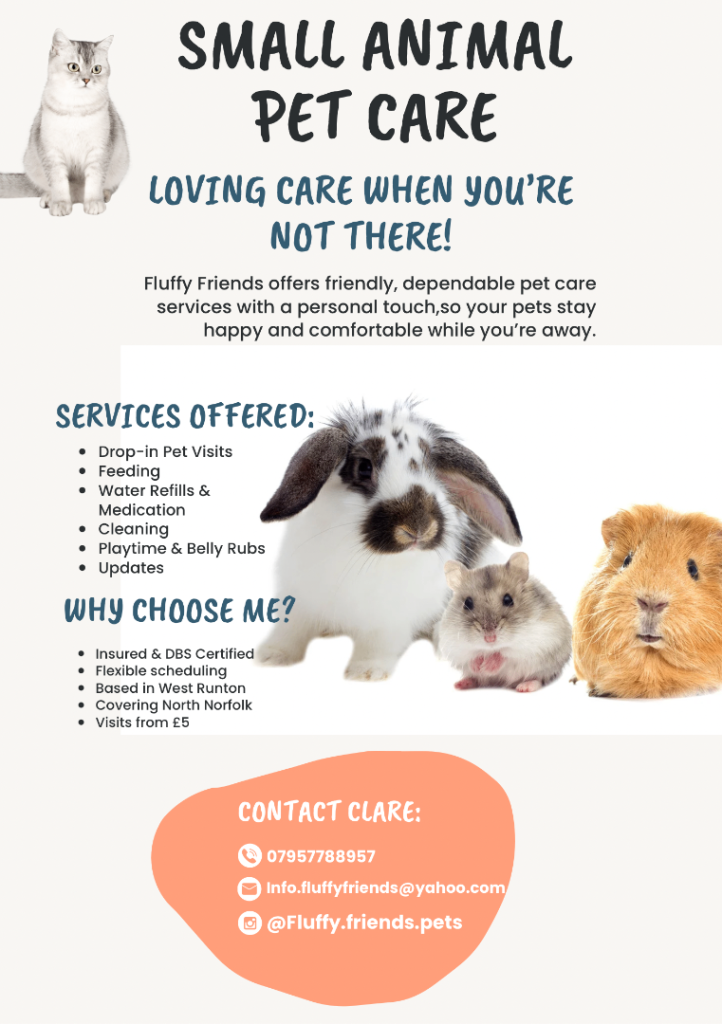 Pet care in your own home