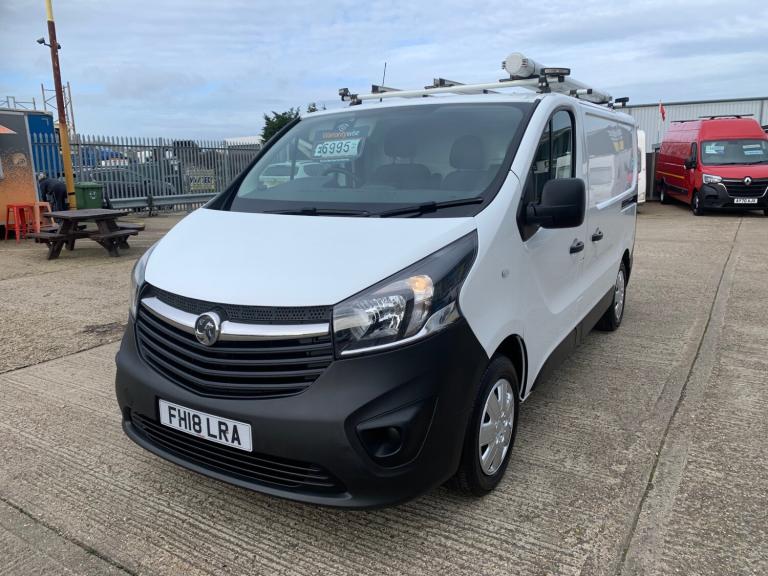 2018 VAUXHALL VIVARO 2900 1.6CDTI 95PS L1H1 SWB PANEL VAN EX BT FLEET