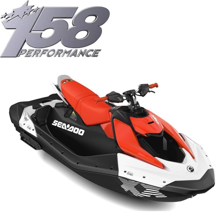 2026 Sea-Doo Spark Trixx 90 For 3 Dragon Red / Bright White
