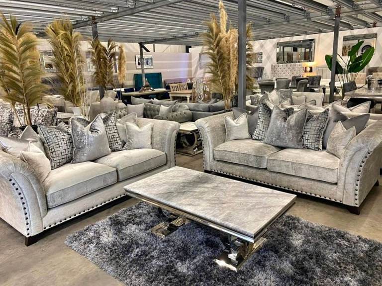 Harrison 3+2 Sofa Set | Luxury Fabric 3 Seater, 2 Seater OR Corner | Multiple Colors | COD