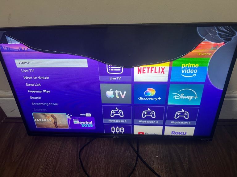 JVC 32" LED Smart HD Roku TV, model LT-32SR230