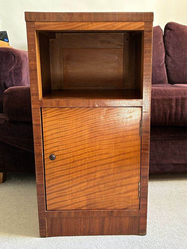 1930s Art Deco cabinet with satinwood veneer