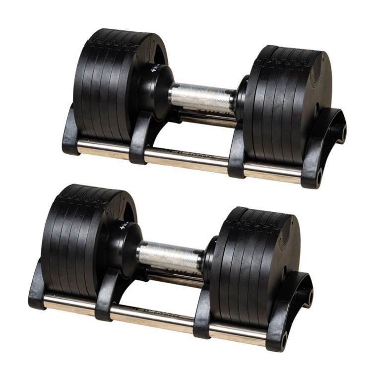 Selectabells V1: 4kg - 20kg Adjustable Dumbbell Pair (4kg Increments) - Weights Gym