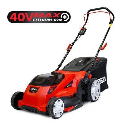 COBRA COMX4340VX 43CM 40V 4AH PUSH CORDLESS MOWER