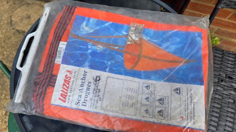 Sea anchor drogue for 25ft boat