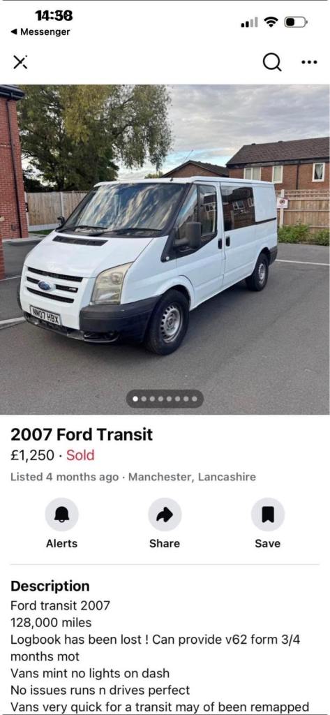 Ford, TRANSIT, Panel Van, 2007, Manual, 2198 (cc)