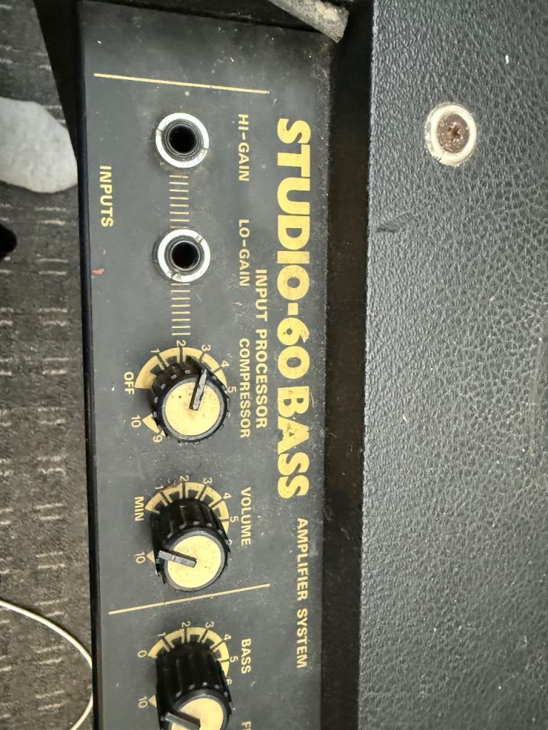 HH Electronic Studio-60 Bass Amplifier – 60 Watts