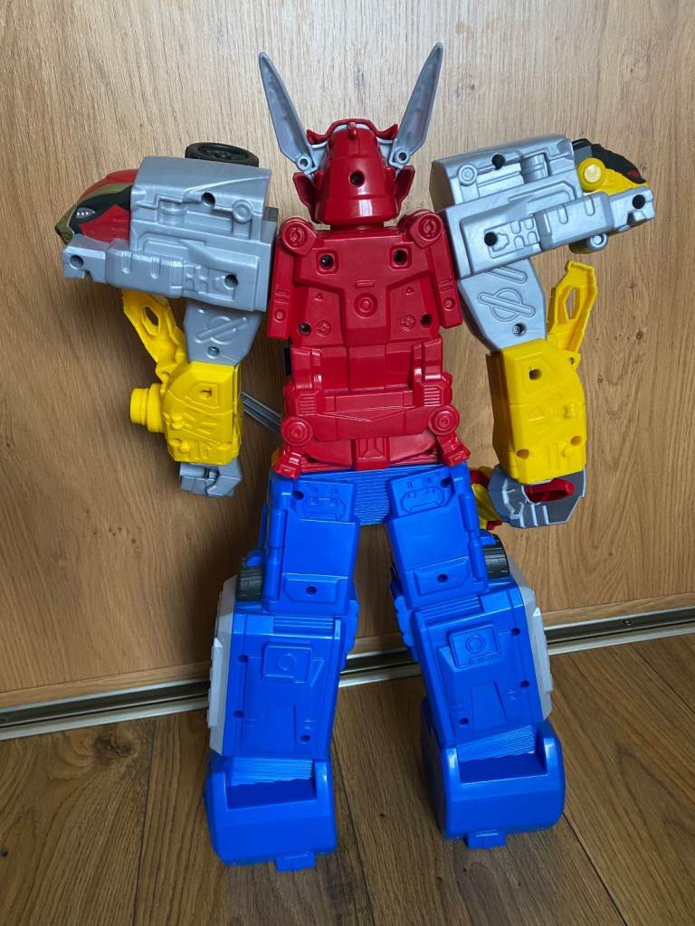LARGE 20" POWER RANGERS BEAST MORPHERS BEAST-X MEGAZORD ACTION FIGURE WITH SWORD HASBRO 2019