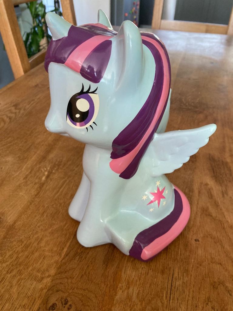 My Little Pony Twilight Sparkley Ceramic Bank with plug by FAB Starpoint 2016