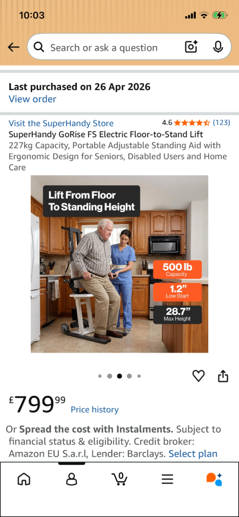 Falls lift 