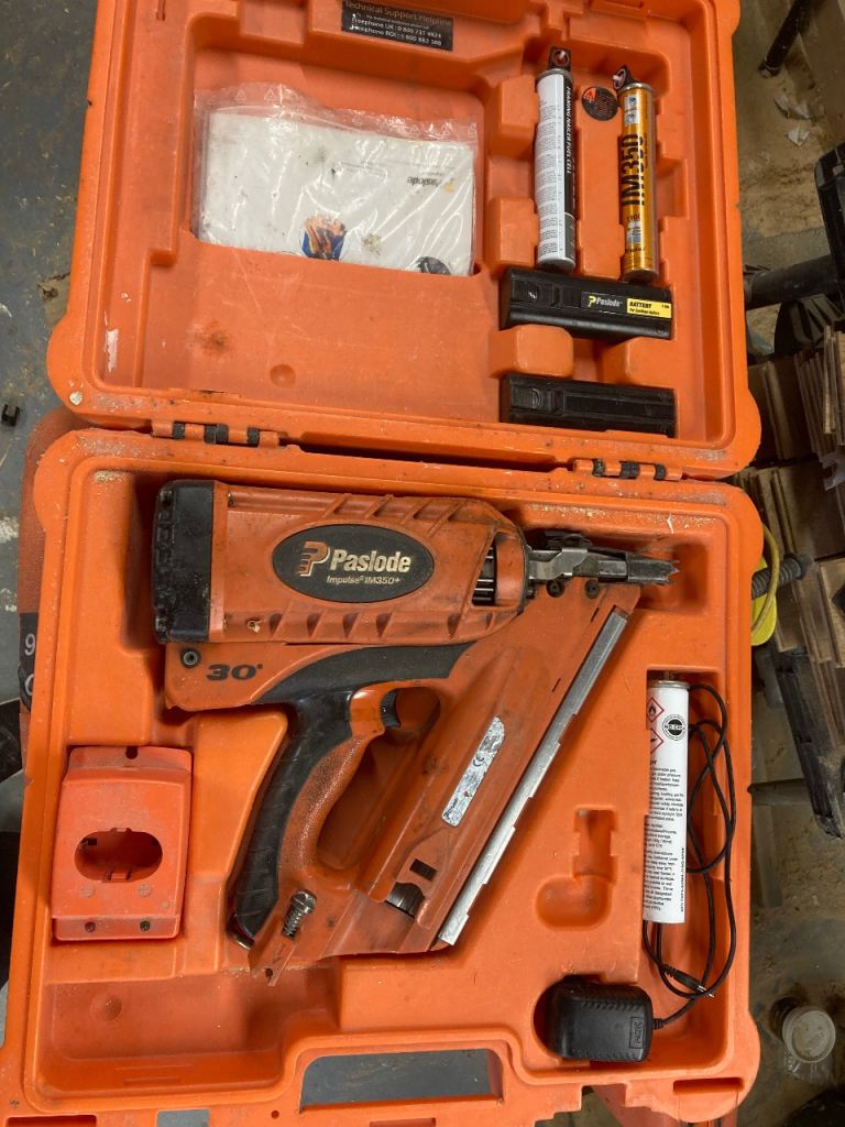 Paslode Impulse 30 Degree Nail Gun Kit – Full Setup, Good Nick
