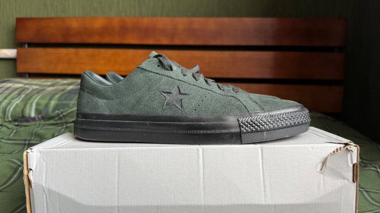 Converse One Star Pro Ox Black/Green Size 10 Men’s 