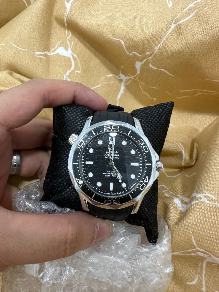 Omega Seamaster Black Dial Watch 