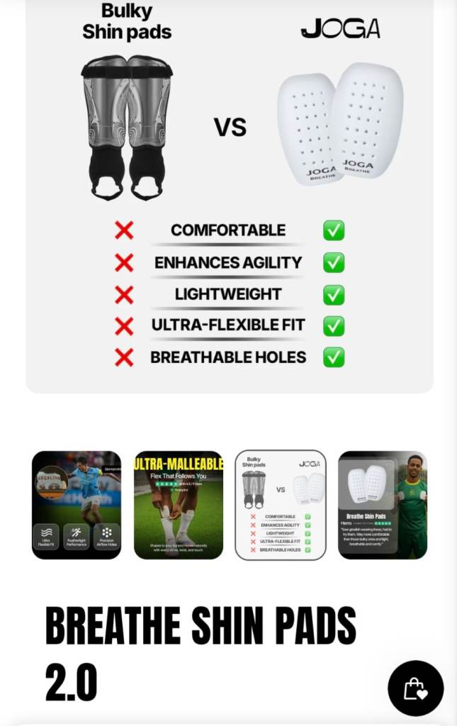 Brand new Joga shin pads