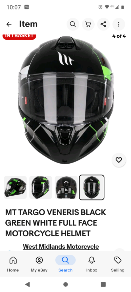 MT Motorcycle helmet XL brand new in box