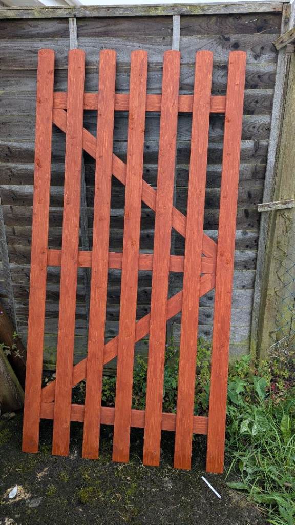 Wooden garden gate