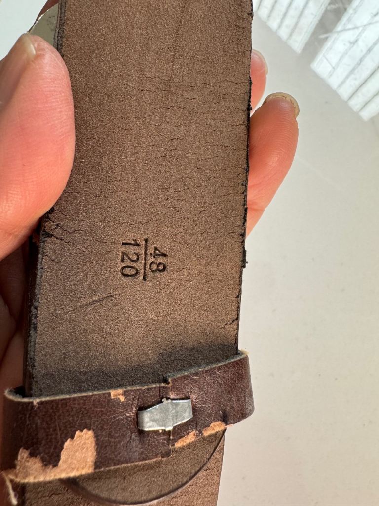 Unbranded Y2K Style Crystal Bling Western Belt - Brown - Peeling Strap DIY/Project