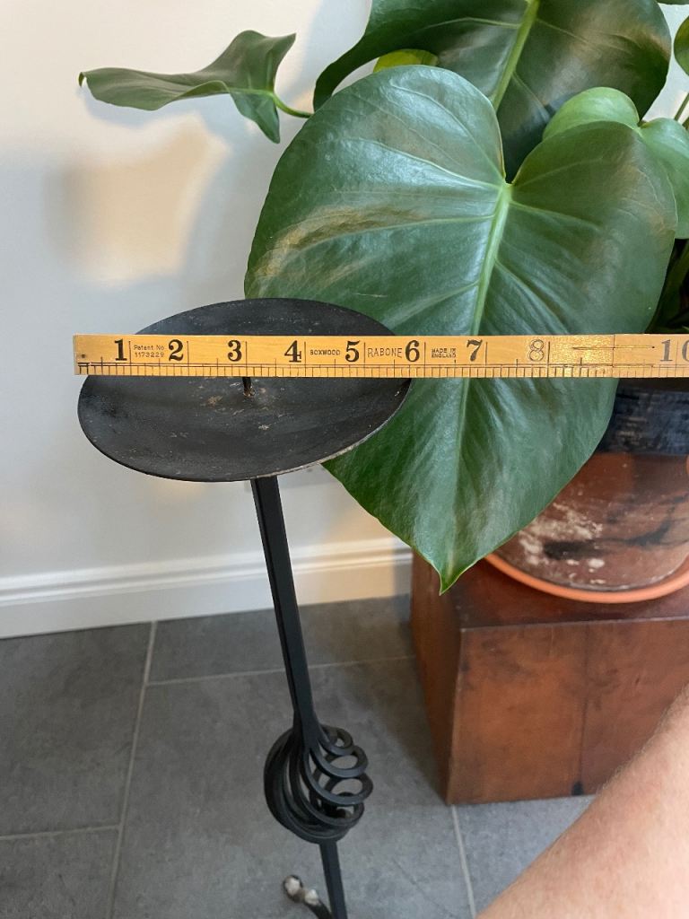 Antique 'look' / vintage floor candlestick.  