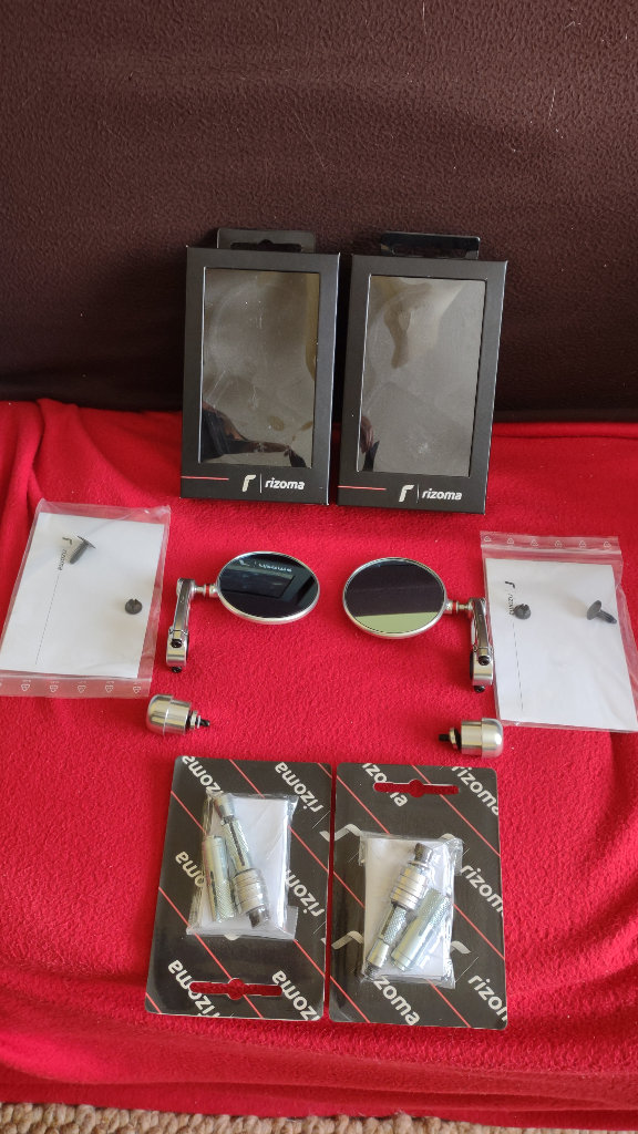 Rizoma mirror spy-arm 80mm triumph + 