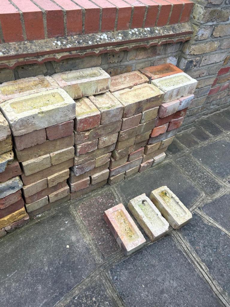 Reclaimed hand made London bricks 