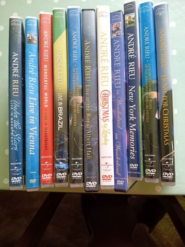 Andre Rieu DVD Collection - 11 Concerts, Good Condition