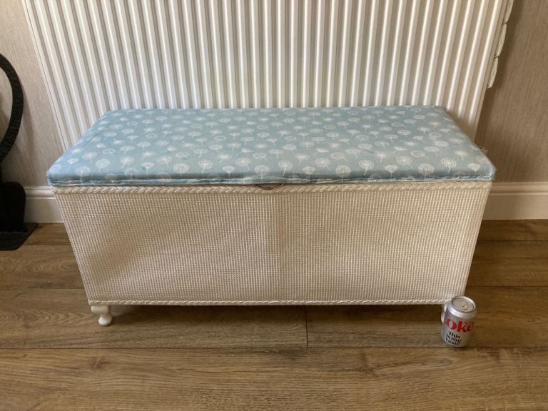 Vintage Lloyd Loom Ottoman Storage Bench, £30 🚚 Delivered