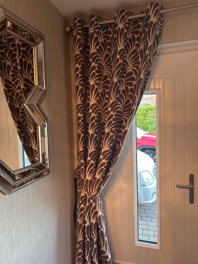 Next lined eyelet curtains