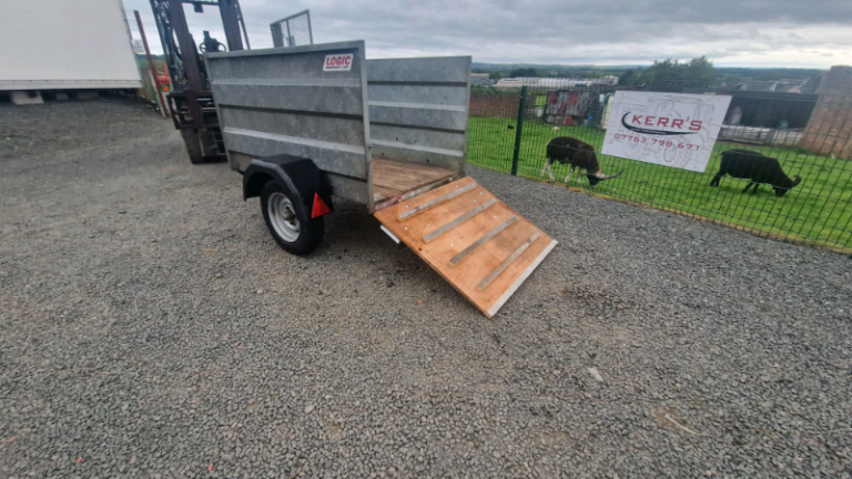 Quad atv 4x4 logic Road legal off road livestock trailer tractor farm