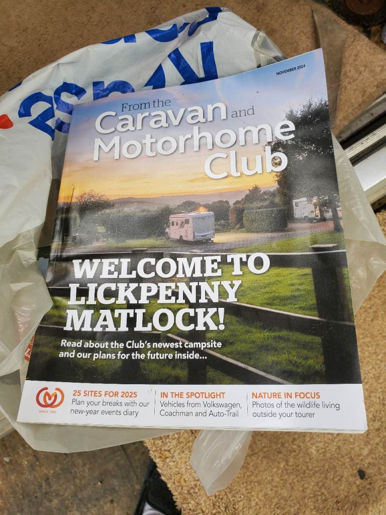 Old issues of caravan & motorhome magazines 