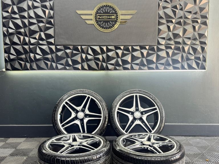 18” inch genuine mercedes amg alloys wheels 5x112 a v c class cla vito a35 