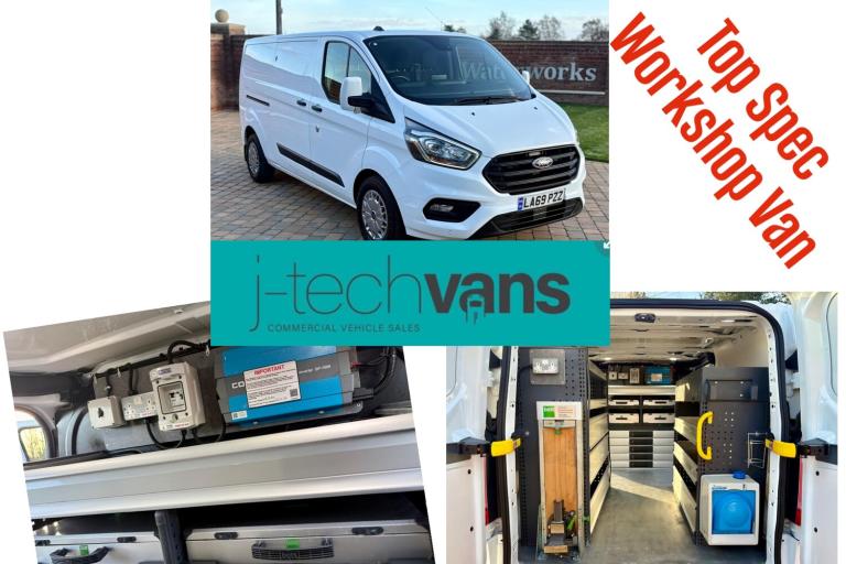 2020 Ford Transit Custom 2.0 EcoBlue 130ps Lwb Van ***Fully Loaded Fitters / Mechanics Van*** PAN...