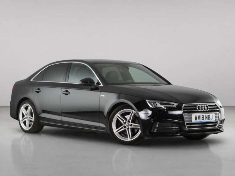 2018 Audi A4 2.0 TFSI S line Saloon 4dr Petrol S Tronic Euro 6 (s/s) (190 ps) Saloon Petrol Autom...