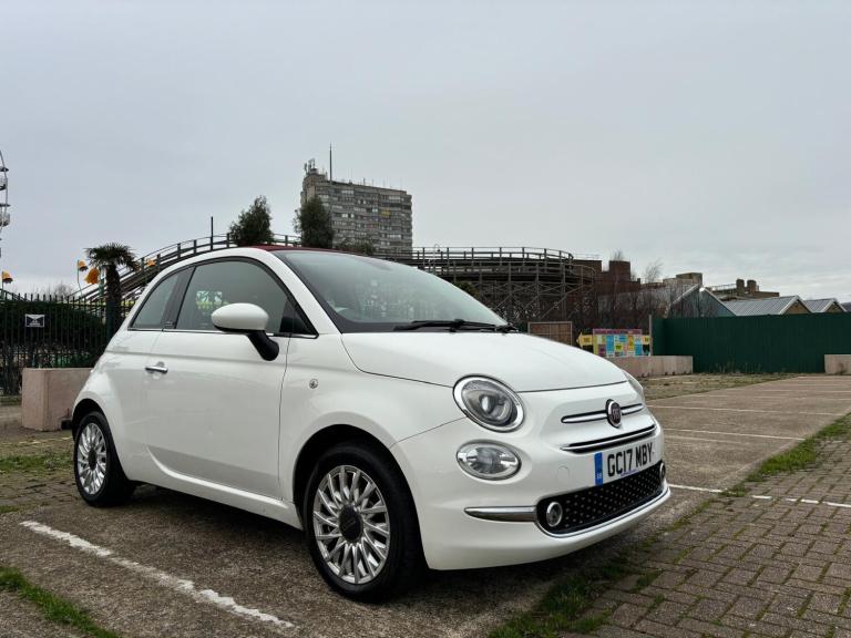 2017 Fiat 500 0.9 TwinAir Lounge 2dr CONVERTIBLE Petrol Manual