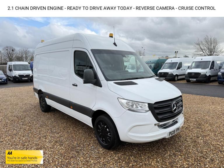 2019 Mercedes-Benz Sprinter 2.1 316 CDI Panel Van 5dr Diesel Manual RWD L2 H2 Euro 6 (163 ps) Pan...