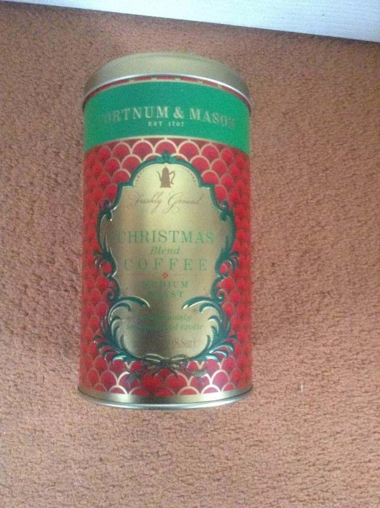 Fortnum and Mason Christmas Blend Coffee tin EMPTY