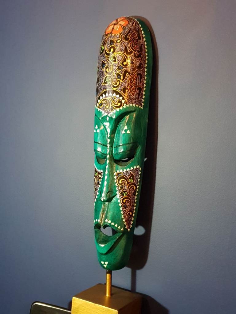 Handpainted African Mask 60 x 11 cm