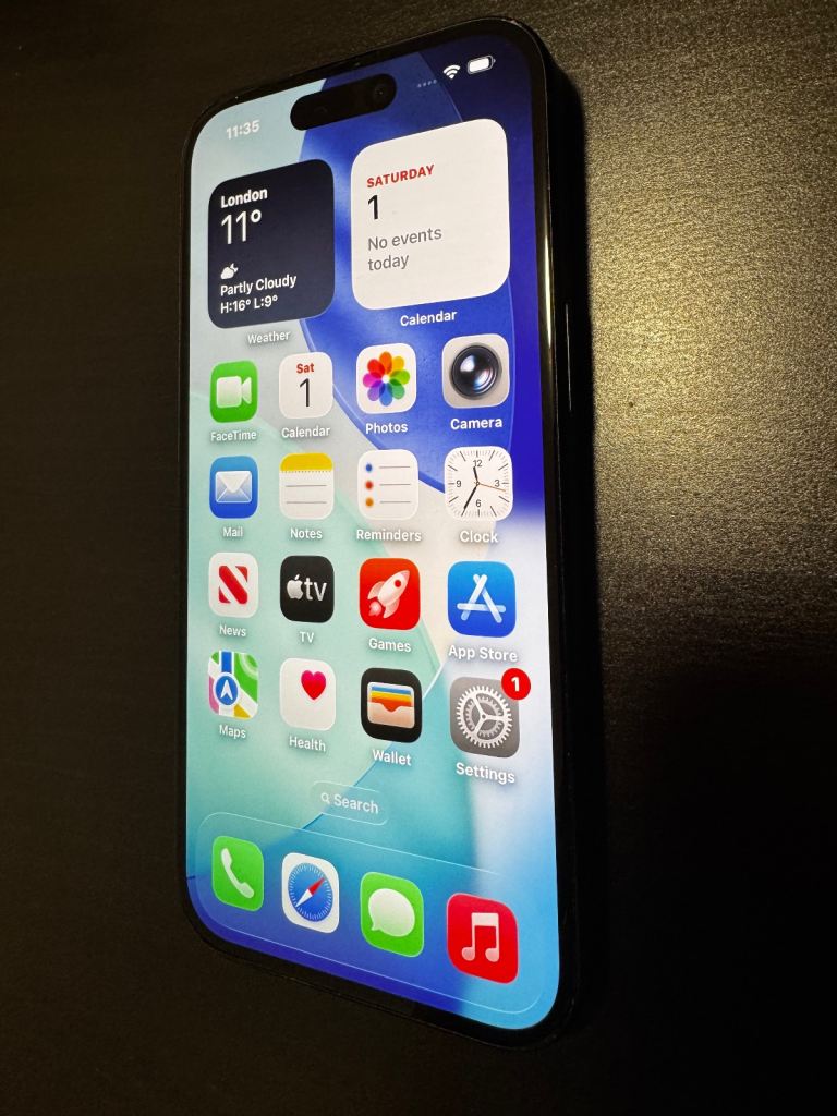 Iphone 15 black 1258gb