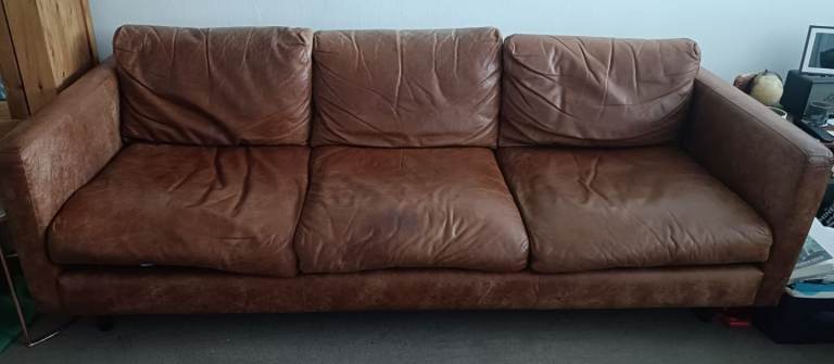 Leather sofa Barker and Stonehouse 