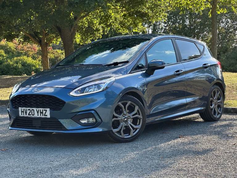 2020 FORD FIESTA ST-LINE MHEV 1.0 ECOBOOST 125BHP 5 DOOR BLUE MOT  CARPLAY NAV FSH USB DAB CAT S
