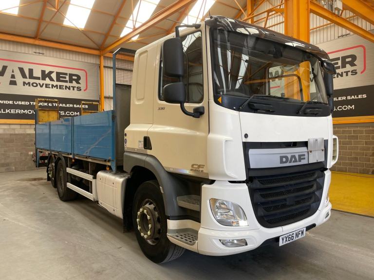 DAF CF330 *EURO 6*, 6X2 DROPSIDE FLATBED - 2016 - YX66 NFM