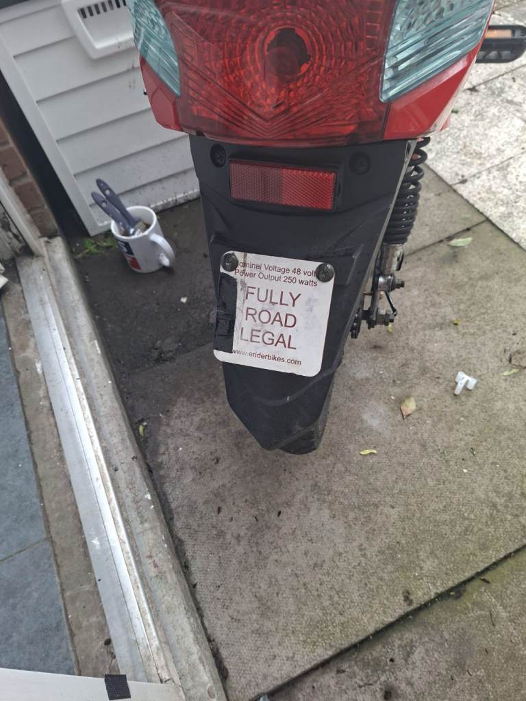 Pedal assist electric moped 