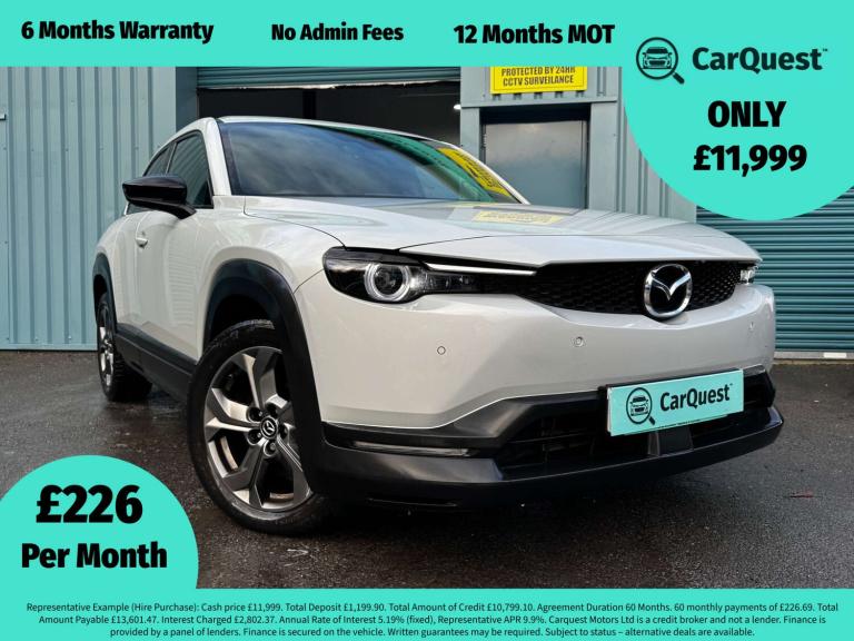 2021 Mazda MX-30 107kW GT Sport Tech 35.5kWh 5dr Auto HATCHBACK ELECTRIC Automatic