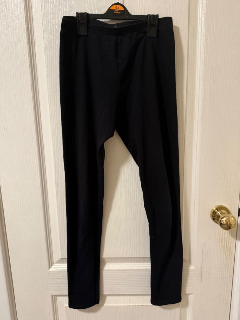 Kids Black Leggings 12-14 years old 