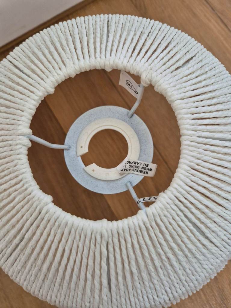 White Edited Life String Pendant Shade