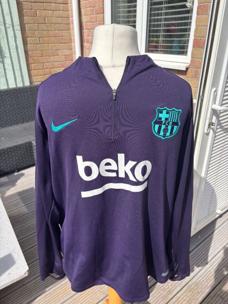 Men’s Purple FC Barcelona Tracksuit Top