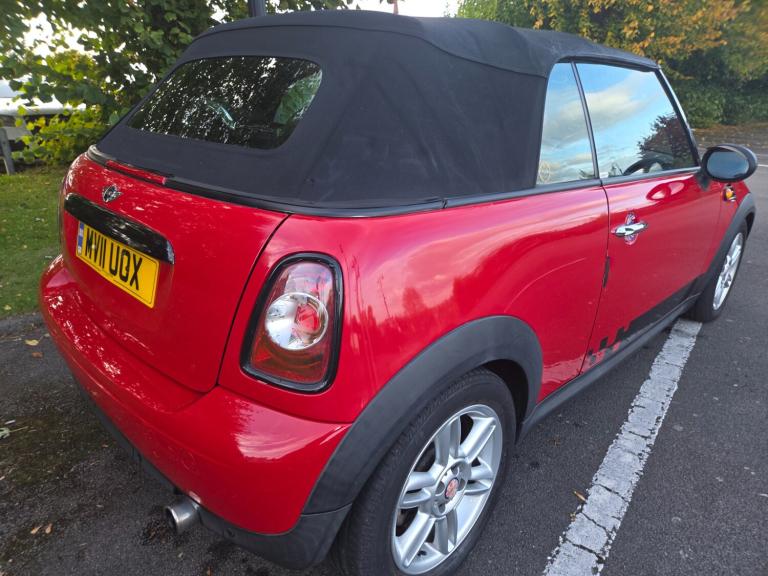2011 MINI Convertible 1.6 One 2dr CONVERTIBLE Petrol Manual