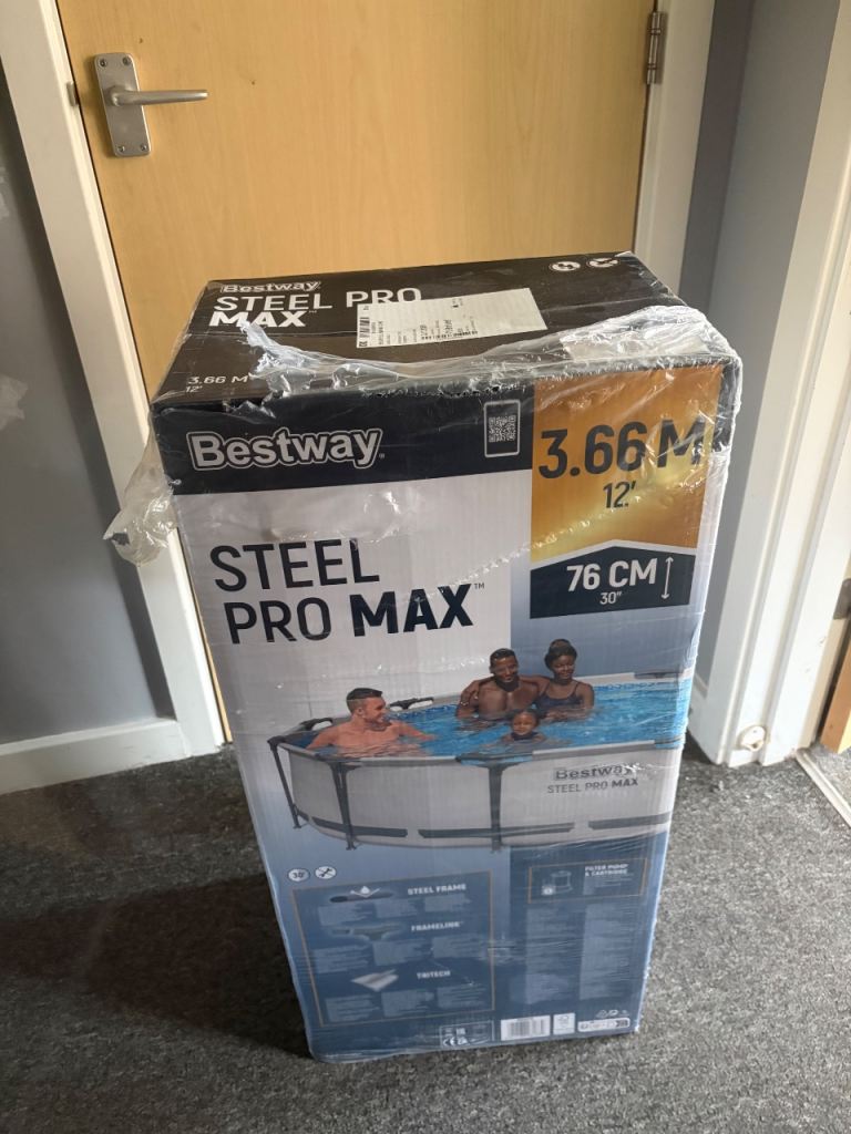 Bestway Steel Pro Max Swimming Pool – New in Box
