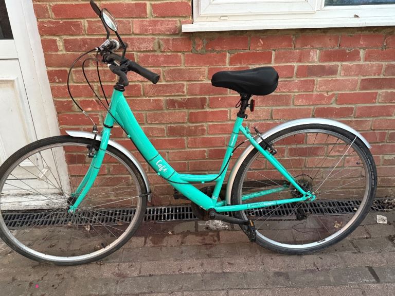 Cafe City Bike – Good Condition, Teal Blue