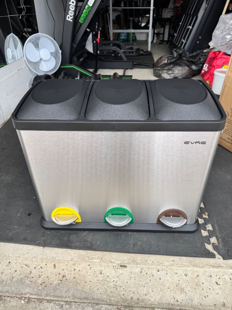 EVRE 3 Compartment Recycling Bin