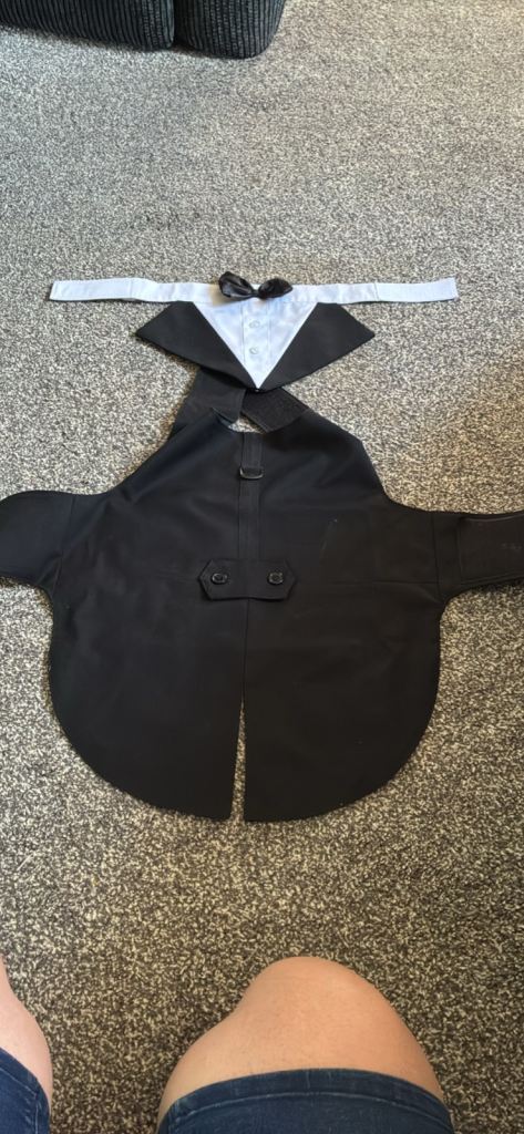 Dog top & tails suit!